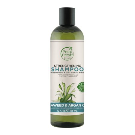شامپو بدون سولفات پتال فرش جلبک دریایی و روغن آرگان Petal Fresh Strengthening Shampoo Seaweed & Argan oil