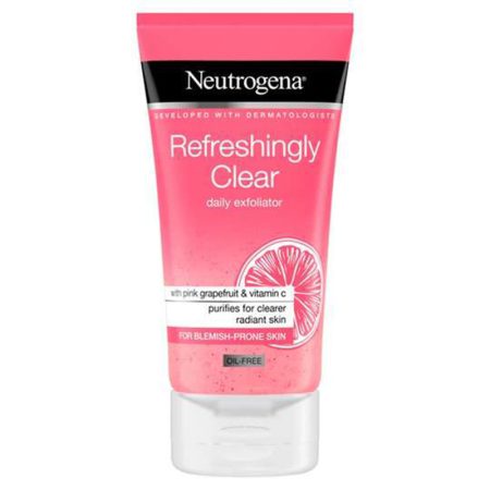 اسکراب روزانه گریپ فروت صورتی نیتروژنا نوتروژنا Neutrogena Visibly Clear Pink Grapefruit Dialy Scrub