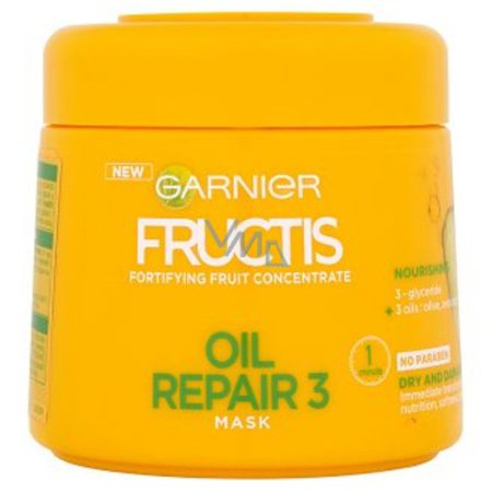 ماسک مو مغذی و ترمیم کننده روغن های مغذی گارنیر گارنیه Garnier Fructis Oil Repair 3 Hair Mask