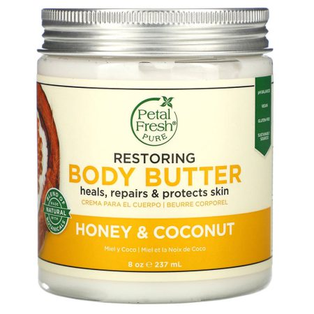 کره بدن پتال فرش عسل و نارگیل Petal Fresh Honey and Coconut Restoring Body Butter