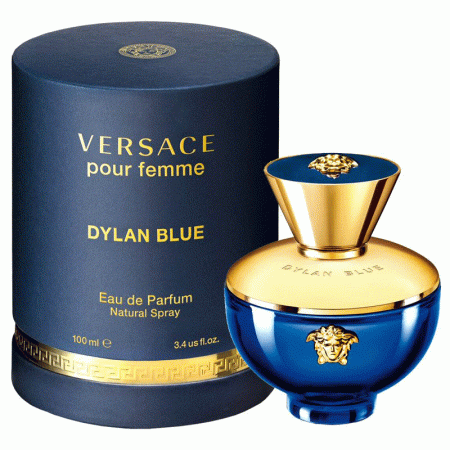 تستر اورجینال عطر ادکلن ورساچه دیلان بلو زنانه TESTER Versace Pour Femme Dylan Blue