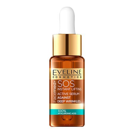 سرم اولاین ضد چروک لیفتینگ عمیق Eveline Cosmetics Facemed + SOS Instant Lifting Serum Active Against