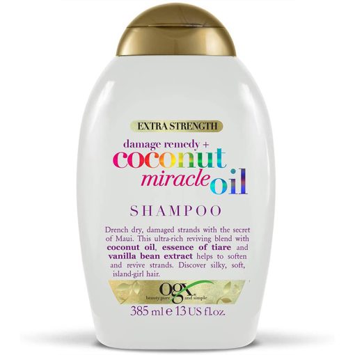 شامپو او جی ایکس روغن نارگیل و میراکل موهای ضخیم Ogx Damage Remedy Coconut Miracle Oil Shampoo