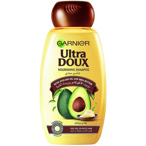 شامپو گارنیه-گارنیر آووکادو و شی باتر Garnier Ultra Doux Avocado Oil & Shea Butter Nourishing Shampoo