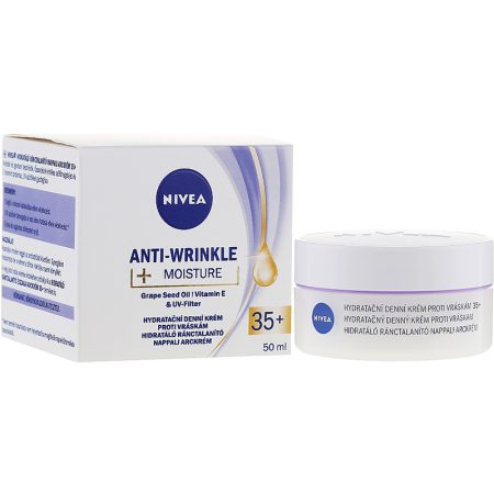 ;کرم نیوا آبرسان و ضد چروک روزانه آلمانی Nivea Anti-Wrinkle + Moisture 35+ Day Care Facial Cream