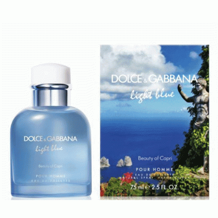 عطر ادکلن دلچه گابانا لایت بلو پور هوم بیوتی آف کپری Dolce Gabbana Light Blue Pour Homme Beauty of Capri