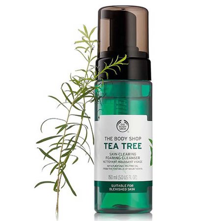 فوم شستشوی بادی شاپ چای سبز The Body Shop Tea Tree Skin Clearing Foaming Cleanser