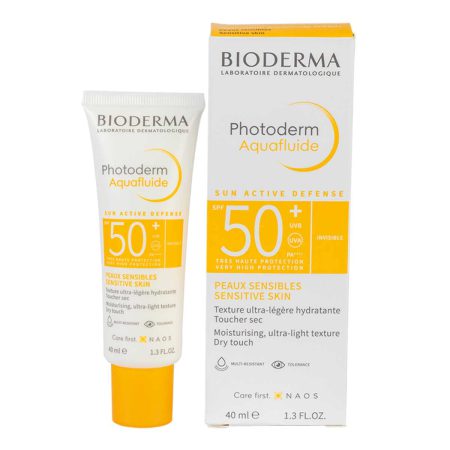 ضد آفتاب بایودرما فتودرم فلوئیدی SPF 50 بی رنگ BIODERMA Photoderm MAX Aquafluide SPF 50