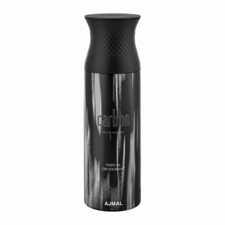 اسپری اجمل دئودورانت کربن مردانه AJMAL Carbon Homme Deodorant 200 ml Spray For Men