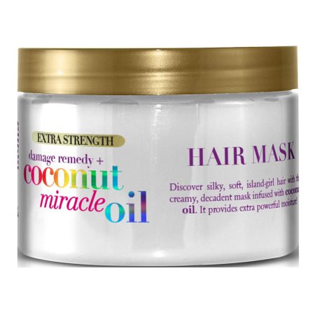 ماسک مو او جی ایکس بدون سولفات روغن نارگیل آمریکایی ogx damage remedy coconut miracle oil HAIR MASK