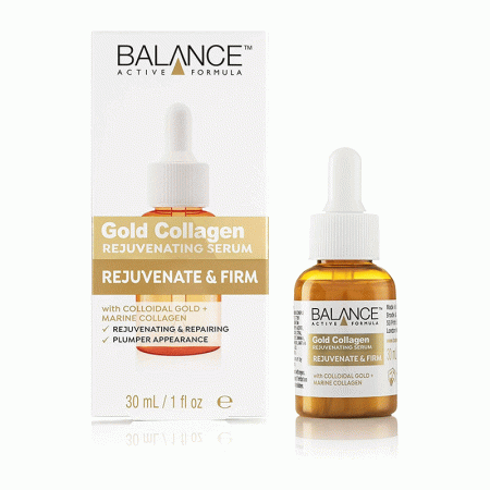 سرم جوانساز و لیفتینگ گلد کلاژن بالانس Balance Active Formula Gold­ Collagen Rejuvenating serum­ 30ml