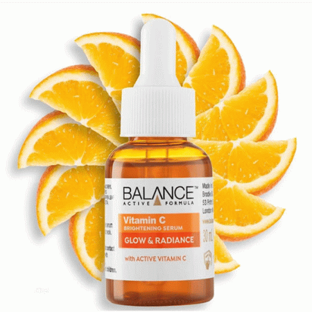 سرم ویتامین سی C بالانس روشن کننده و شفاف کننده پوست Balance Active Formula Vitamin C Brightening Serum 60ml
