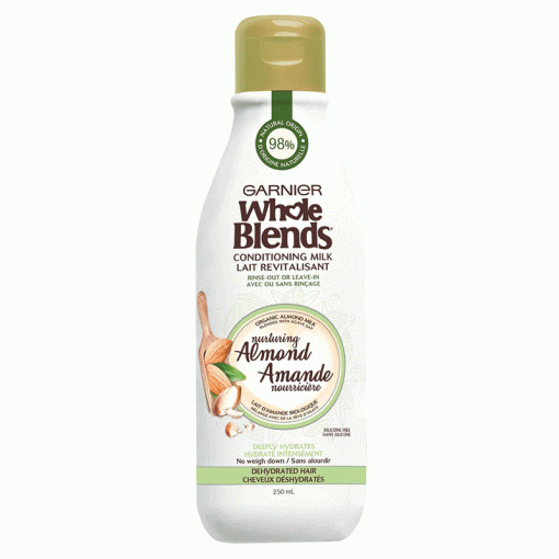 شیر موی عصاره بادام گارنیر_گارنیه Garnier Conditioning Milk Whole Blends Nurturing Almond 250ml