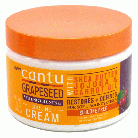 کرم دانه انگور موهای فر کانتو Cantu Grapeseed Curling Cream 340g