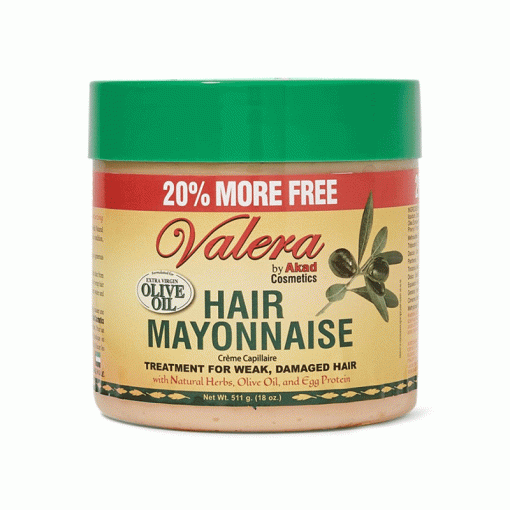 کرم مایونز موهای فر آفریکاز بست Africas Best Orig Hair Mayonnaise Cream 443g