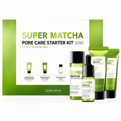 کیت مراقبت از منافذ سوپر ماچا سام بای می Some By Mi Super Matcha Pore Care Starter Kit