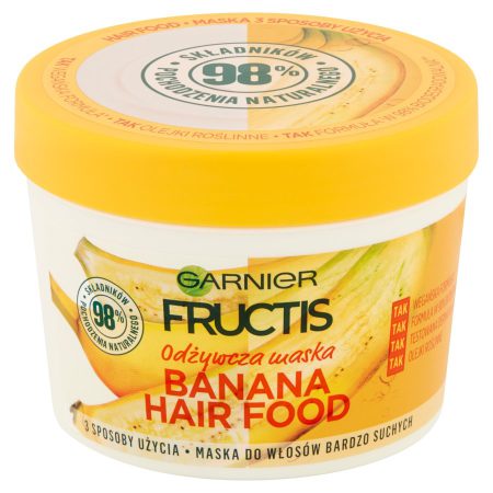 ماسک مو تغذیه کننده مو عصاره موز گارنیر Garnier Fructis Hair Food Banana Mask 390ml