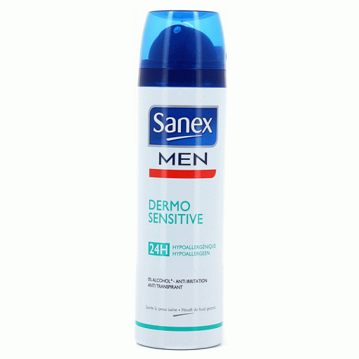 اسپری دئودورانت مردانه درمو حساس سانکس Sanex Deodorant Spray Men Dermo Sensitive 200 ml