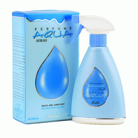 خوشبو کننده هوا آکوا افراه رصاصی Rasasi Aqua Afrah Air Freshener 375 ML