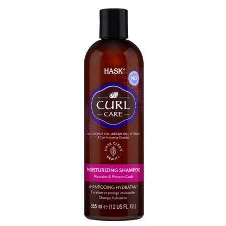 Hask Curl Care Moisturizing Maintains Protects Shampoo 355ml