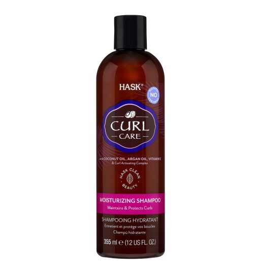 Hask Curl Care Moisturizing Maintains Protects Shampoo 355ml