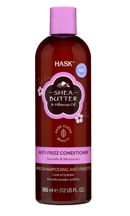 HASK Shea Butter & Hibiscus Oil Anti-Frizz Shampoo 355 mL