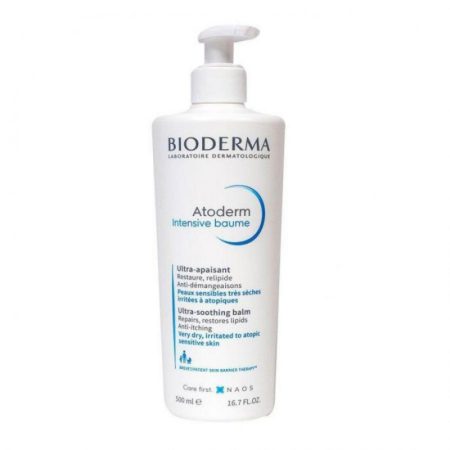 بالم ترمیم کننده و ضد خارش و بدون حساسیت بایودرما Bioderma Atoderm Intensive Baume Ultra Soothing Balm 500ml