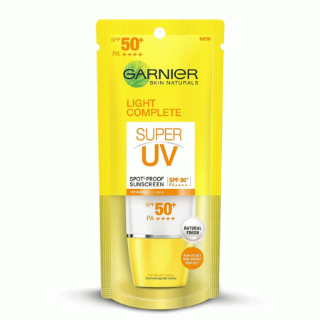 ضدآفتاب طبیعی سوپر یو وی لایت گارنیر_گارنیه Garnier Light Complete Super UV Natural Sunscreen SPF50 30ml