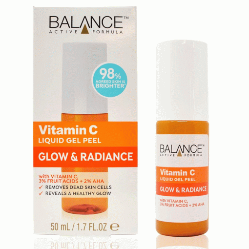 ژل لایه بردار درخشان کننده ویتامین سی بالانس Balance Vitamin C Glow & Radiance Liquid Gel Peel 50ml