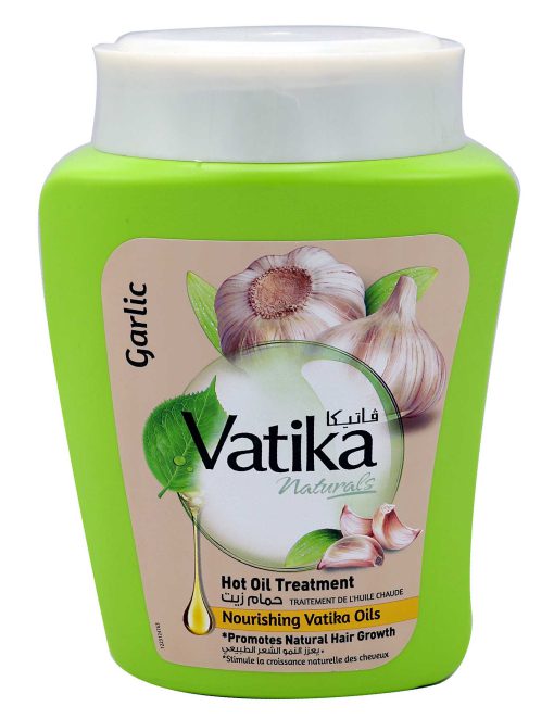 کرم حالت دهنده و ضد شکنندگی و ویتامینه ی موی سیر واتیکا Vatika Garlic Hot Oil Treatment Cream 1 Kg