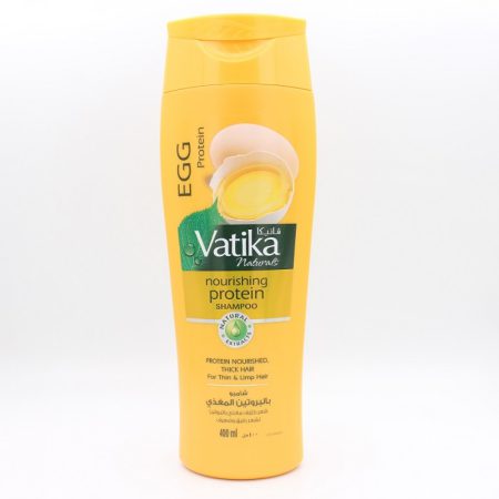 شامپو تقویت کننده و ضخیم کننده موی تخم مرغی واتیکا Dabur Vatka Egg Shampoo 400ml