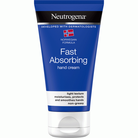 کرم دست باجذب سریع نیتروژنا Neutrogena Norwegian Formula Hand Cream Fast Absorbing 75Ml