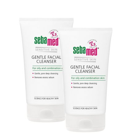 ژل شستشوی پوست مختلط و چرب سبامد SEBAMED Facial Cleanser Gel Cleansing for Combination/Oily Skin, 150ml