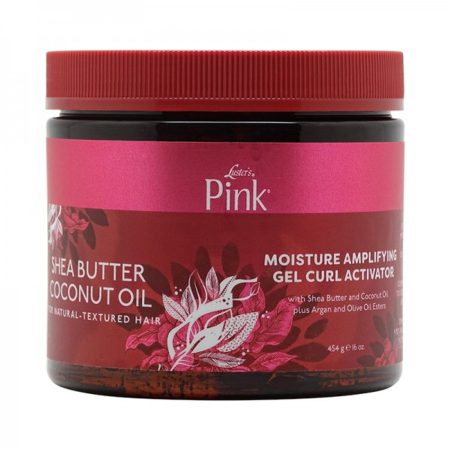 ژل فعال کننده با خاصیت تقویت کننده و مرطوب کنندگی حاوی روغن نارگیل و شی باتر Luster Pink Shea Butter Coconut Oil Moisture Amplifying Gel Curl Activator