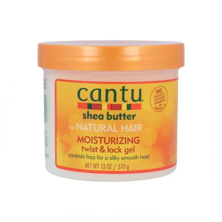 ژل کرم مرطوب کننده و قفل کننده شی باتر کانتو Cantu Shea Butter For Natural Hair Moisturizing Twist & Lock Gel 370g
