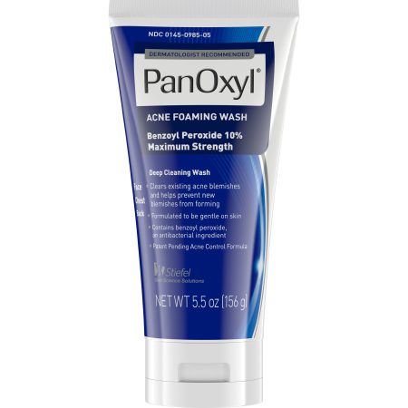 شوینده فومینگ آکنه پانکسیل بنزول پروکساید 10% حداکثر قدرت PanOxyl Acne Foaming Wash Benzoyl Peroxide 10% Maximum Strength