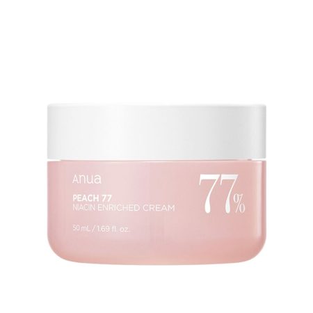 کرم آبرسان و تقویت کننده نیاسینامید هلو آنوا ANUA Reach 77% Niacin Enriched Cream 50ml