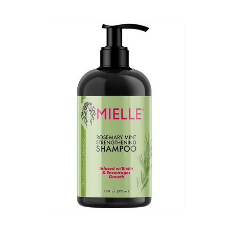شامپو تقویت کننده رزماری و نعناع میله ارگانیکس Mielle Rosemary Mint Strengthening Shampoo