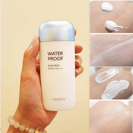 ضد آفتاب ضد آب شیری میشا All around Safe Block Waterproof Sun Milk Missha