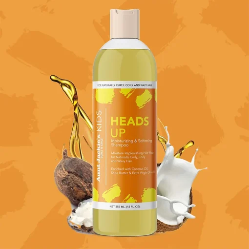 شامپو آبرسان و نرم کننده آنت جکیز Aunt Jackie's Kids Heads Up Moisturizing and Softening Shampoo 355ml