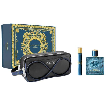 ست مردانه عطر ادکلن ورساچه اروس ادوپرفیوم Versace Men's Eros EDP Gift Set