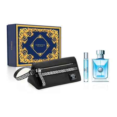 ست مردانه عطر ادکلن ورساچه پورهوم Versace Pour Homme Set Edt