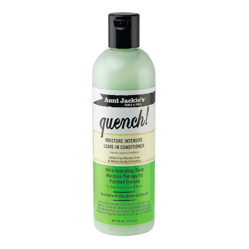 کاندیشنر آبرسان عمیق موی فر بعد حمام آنت جکیز Aunt Jackie's Quench Moisture Intensive Leave-In Conditioner 355ml